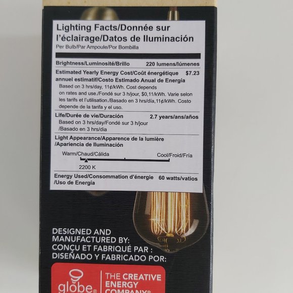 3/$20* Vintage Edison light bulbs 60W dimmable - Picture 7 of 9